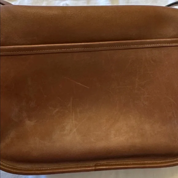 Vintage Coach City Bag Brown Leather Crossbody - Picture 14 of 15